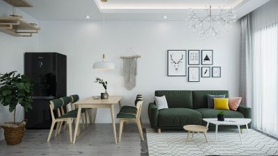 Tư vấn thiết kế nội thất căn hộ 60m2 - Phong cách Scandinavian (Bắc Âu)